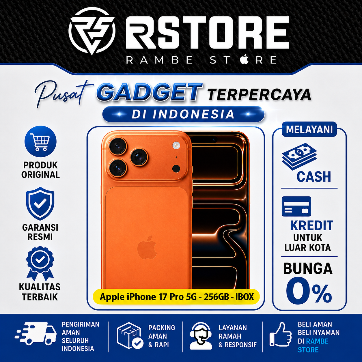 IPHONE 17 PRO MAX  GARANSI RESMI INDONESIA  